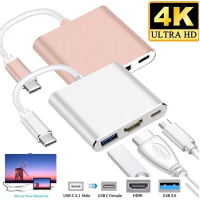 USB Type C to HDMI HDTV TV Cable Adapter Converter For Apple iPhone15 16 Samsung