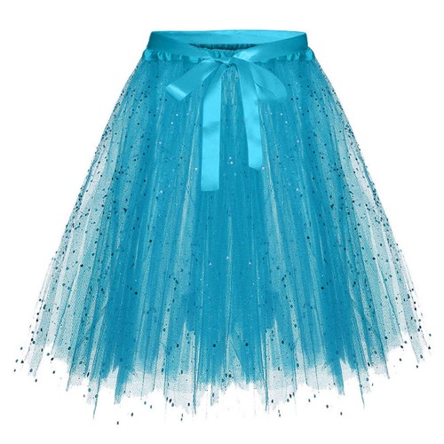 New Women Fashion Solid Color Lace Up Bow Puffy Skirt Handmade Skirt Party Skirt - Picture 11 of 44