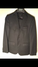 Ralph Lauren Boys Black Suit Blazer Size 14  Pants Size 16 in Good Condition
