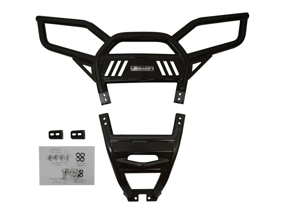 SuperATV Heavy Duty Rear Bumper for Polaris RZR 900 / S 900 (2015-2020) - Red - Image 4 of 4