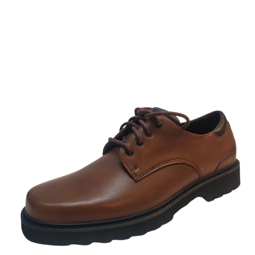 Rockport Mens Dress Shoes Northfield Leather Lace Up Oxfords 10M Dark Brown M... - Picture 1 of 8