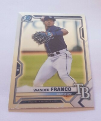 2021 Bowman Chrom - 'Wander Franco - Tampa Bay Rays' - Basiskarte