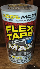 Flex Seal TFSMAXCLR08 Flex Tape Clear Max 8in X 25ft Tape 16.67 sq ft  WSa3 