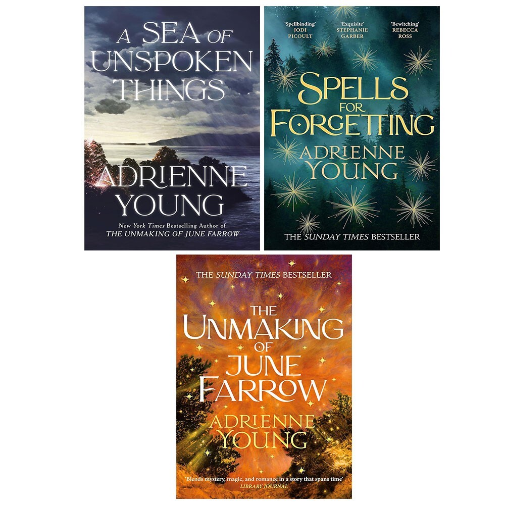 Adrienne Young Collection 3 Books Set Spells for Forgetting, Unmaking of June