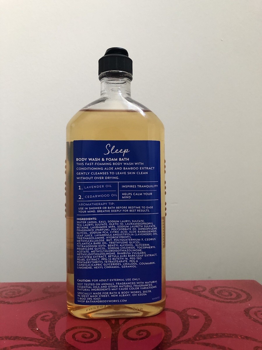 Bath & Body Works Aromatherapy LAVENDER CEDARWOOD SLEEP Shower Gel