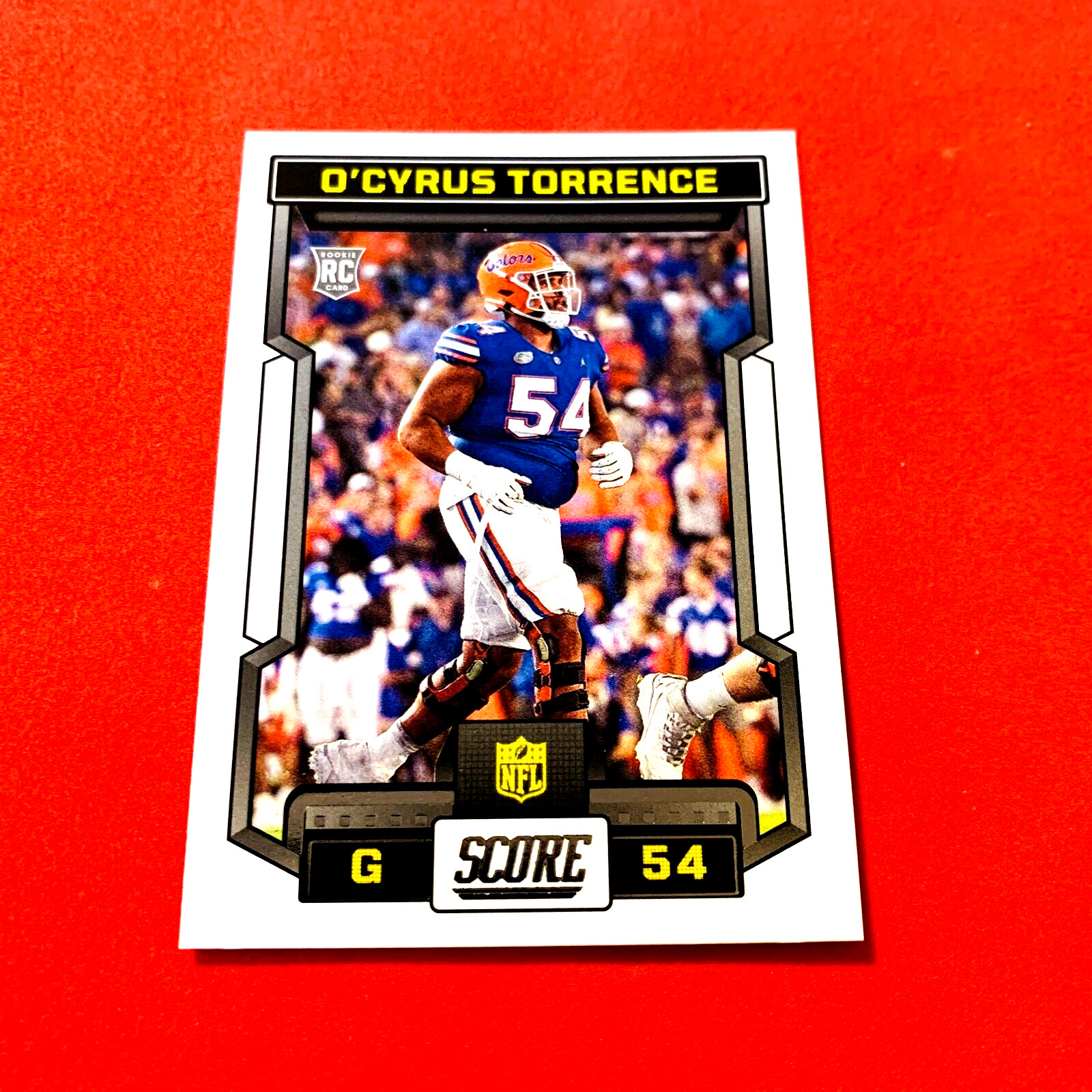 O'Cyrus Torrence ROOKIE Florida Gators / Buffalo Bills 2023 Score Card 398