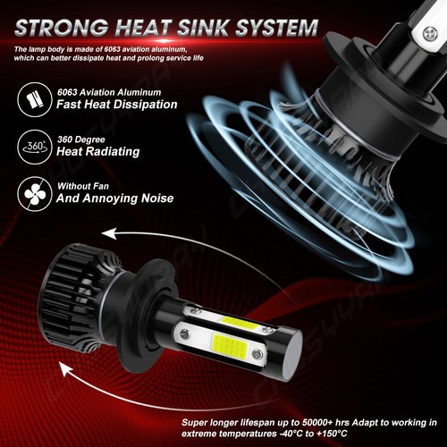 Fit Mercedes-Benz E350 E320 E550 6x LED Hi/Lo Headlight Lamp Fog Light Bulbs - Picture 7 of 16