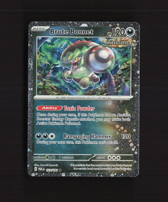 Brute Bonnet 123/182 Scarlet & Violet Cosmos Holo Exclusive Pokemon Card LP