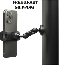 Gym Magnetic Phone Holder Mount,360 Adjustable, Magnet Base Phone Mount, Attr...