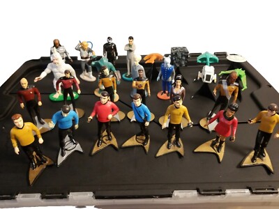 Hamilton Collection Star Trek TOS TNG PVC 2'' Ships 4'' Figurines - Pick 1