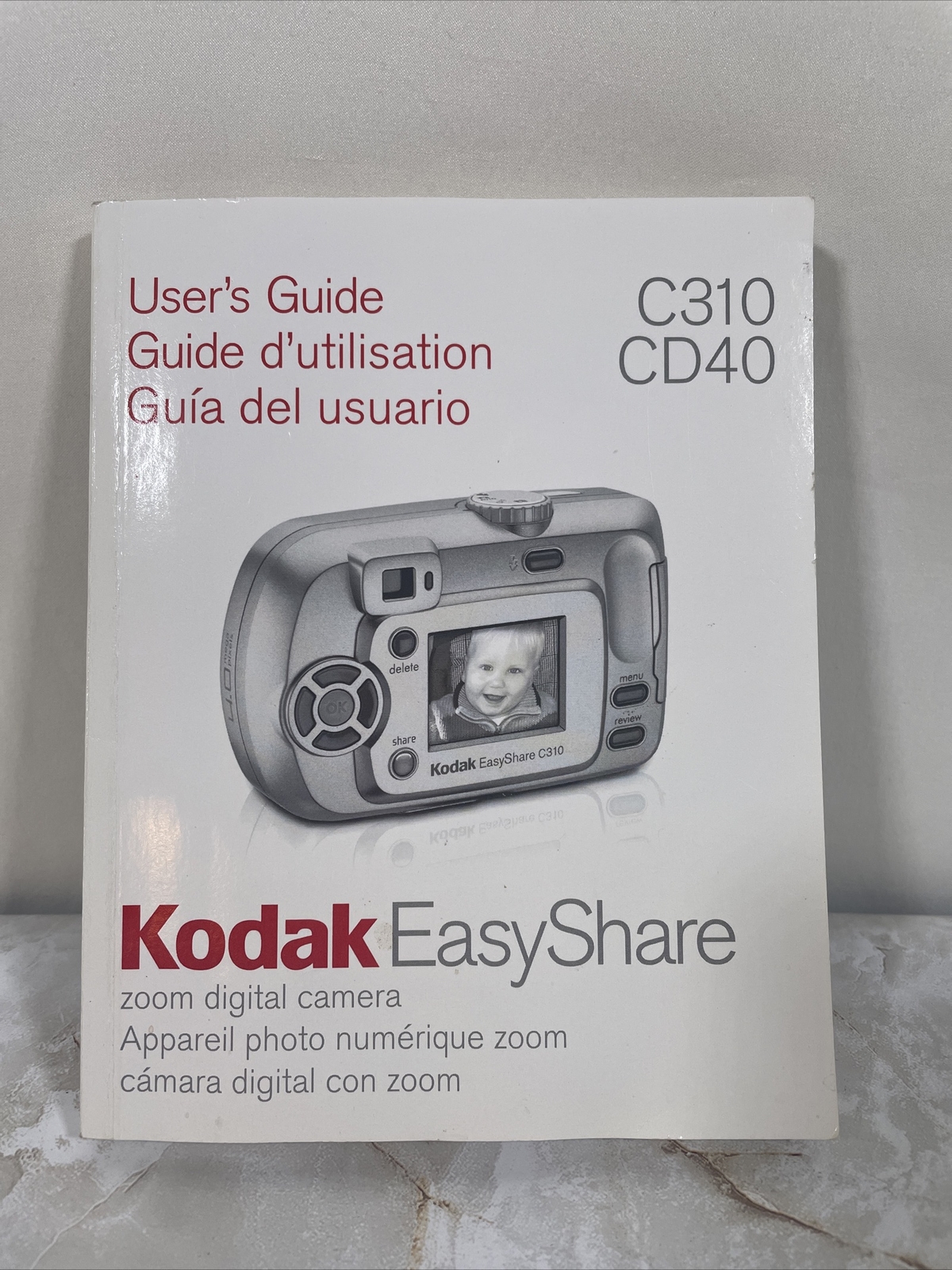 Kodak EasyShare User's Guide Instruction Manual for C310 CD40 cameras 9111002