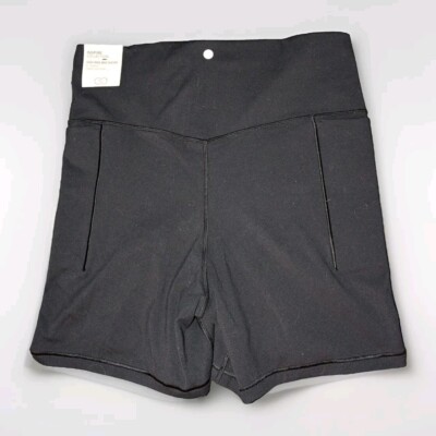 CALIA by Carrie Underwood Essential High Rise Bike Short ~ Black 5  ~ L ~ New!