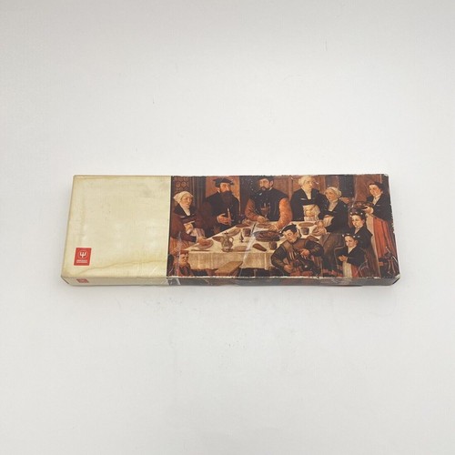 Wusthof Dreizack Set intaglio in scatola metà secolo forchetta coltello vintage Germania anni '60 - Foto 6 di 11