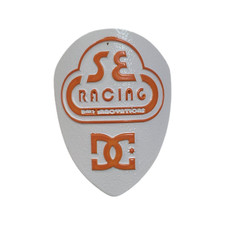 SE RACING DC Shoes Headtube Badge Logo Alloy NOS