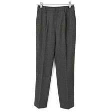 Lady Manhattan Dress Pants Sz 12 VTG Gray Herringbone Trousers NWT Modern 8 Grey