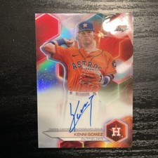 2023 Bowman's Best KENNI GOMEZ Auto Refractor #B23-KG Houston Astros