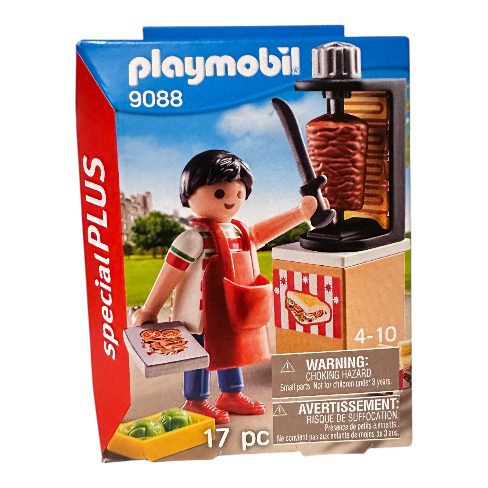 Playmobil: 9088 Döner Stand Grill Mann mit Umverpackung - Image 3