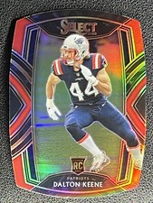 2020 Select Dalton Keene RC Rookie Card #297 Club Level Red Prizm Die-Cut. rookie card picture