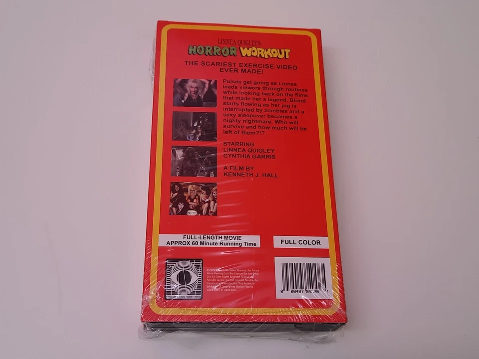 Linnea Quigley's Horror Workout 1990 VHS USA NTSC Terror Vision Video Amy Hunt - Bild 2 von 4