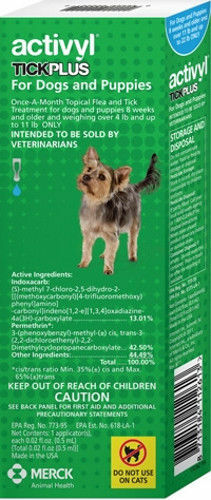 activyl tick plus flea advantage
