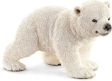 schleich 14708 WILD LIFE Polar bear cub, walking Figurine for ages 3, White