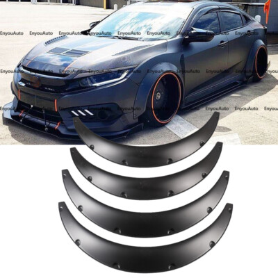 4X 32'' For Honda Accord Universal Fender Flares Wheel Arches Wide Body Kit