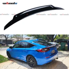 For 2022-2025 Civic Hatchback Yofer V3 Gloss Black HighKick Trunk Spoiler Wing