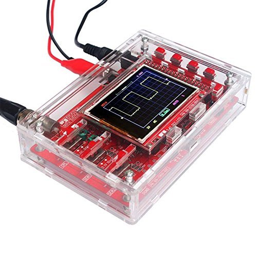 1PCS DSO138 2.4" TFT Digital Oscilloscope Acrylic Case DIY Kit SMD Soldered CA