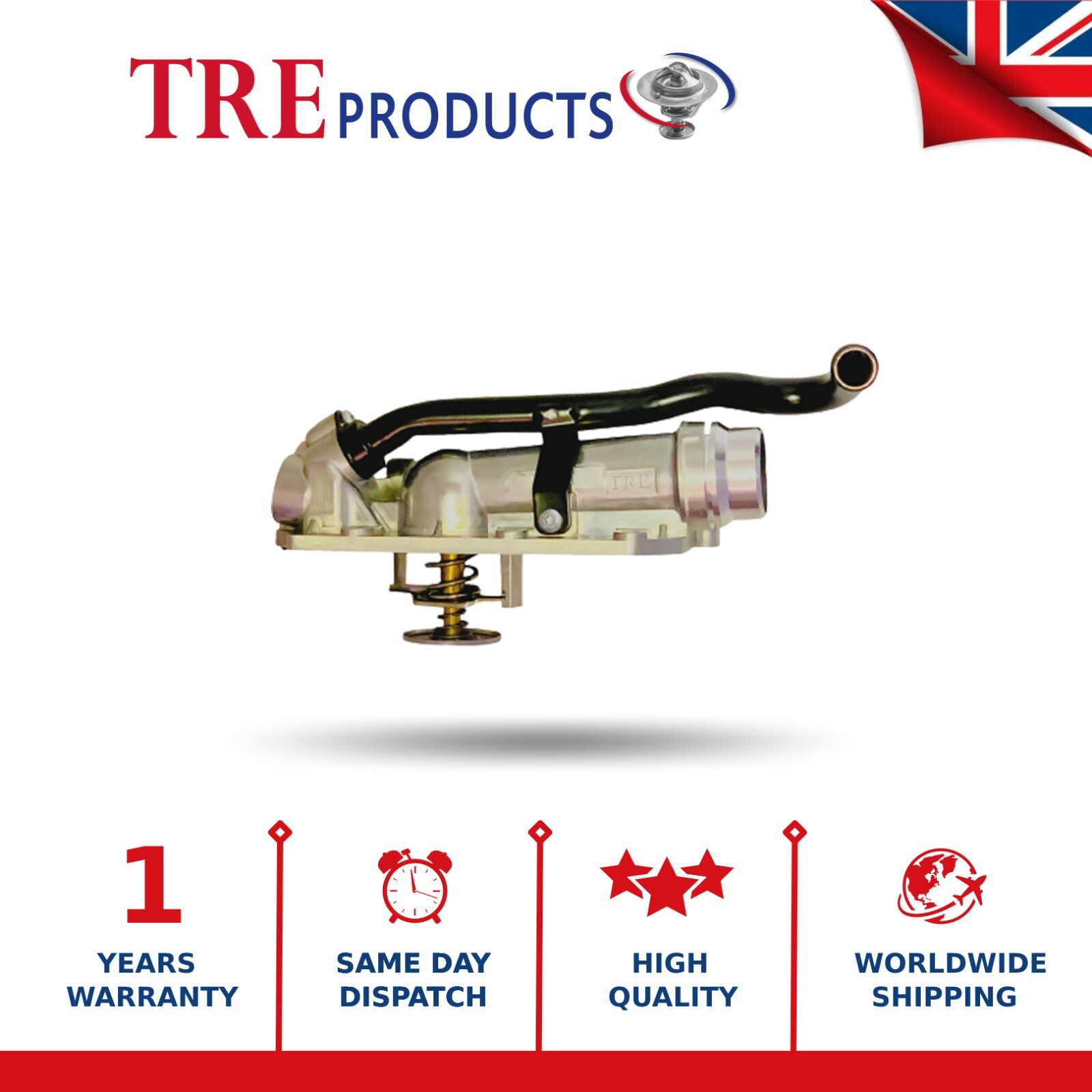 BENTLEY CONTINENTAL (3W_363/364) - THERMOSTAT HOUSING  87C -SEE : 07D121111AD/AR