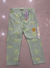 Cat  Jack Sunshine Capri Leggings Size Large 10-12 Mint Green