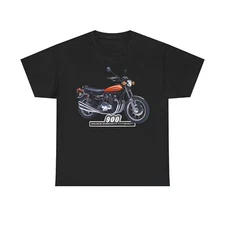 Kawasaki Z1 Z900 Unisex Heavy Cotton Tee Classic Motorcycle Printed in USA