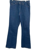 Vintage JC Penney Plain Pockets Raw Denim Jeans Men's Jeans 34 x 29 Boot Cut US