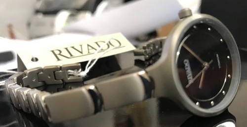 Rivado Ladies Watch Solid Titanium 26mm Designer Jewelry Watch - Picture 4 of 5
