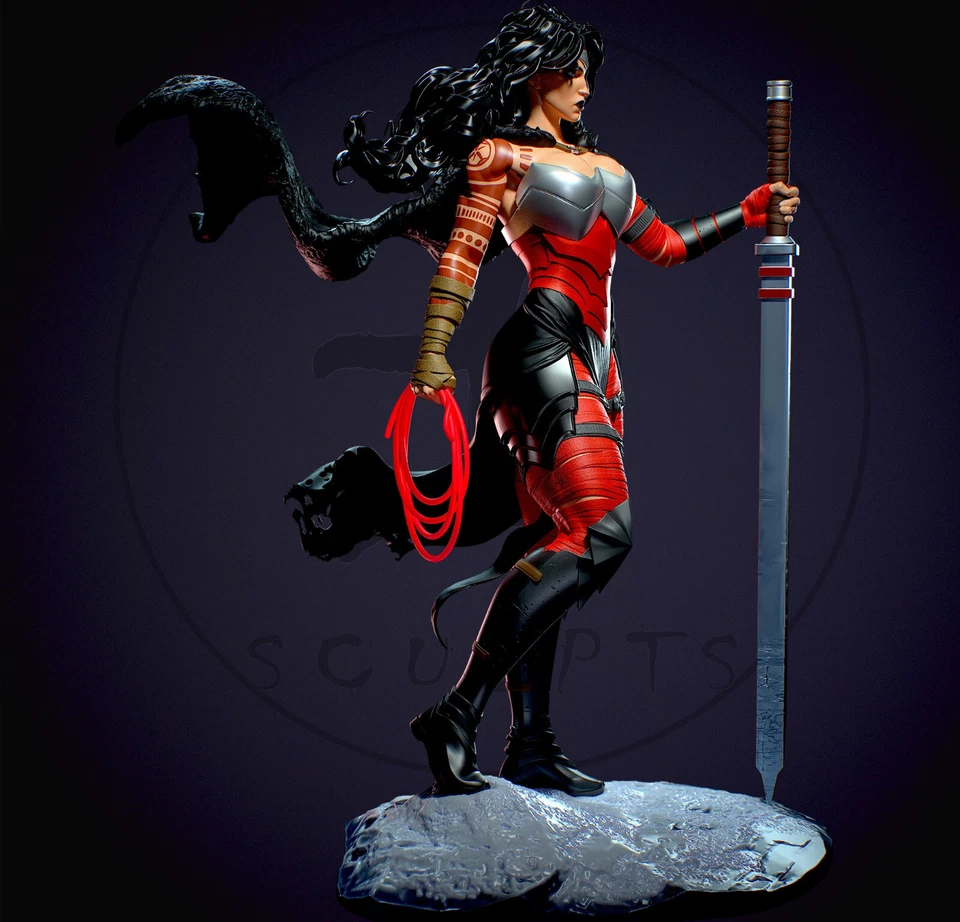 Раскрашенный абсолютный Чудо-женщина статуэтка 1/6 сексуальная фигурка - Изображение 4 из 4