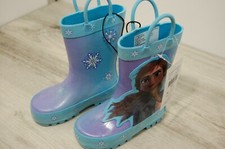 Disney Frozen 2 Girl's Size 5-6 Anna Elsa Snowflake Rain Boot New with Tags