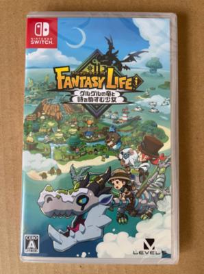 Fantasy Life i Switch Game Japan Import Time Thief Girl Dragon RPG