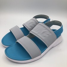 blue nike tanjun sandals