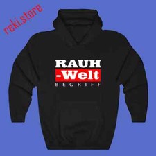 Rauh Welt Begriff Racing Car Logo Men's Black Hoodie Sweatshirt Size S-3XL.webp