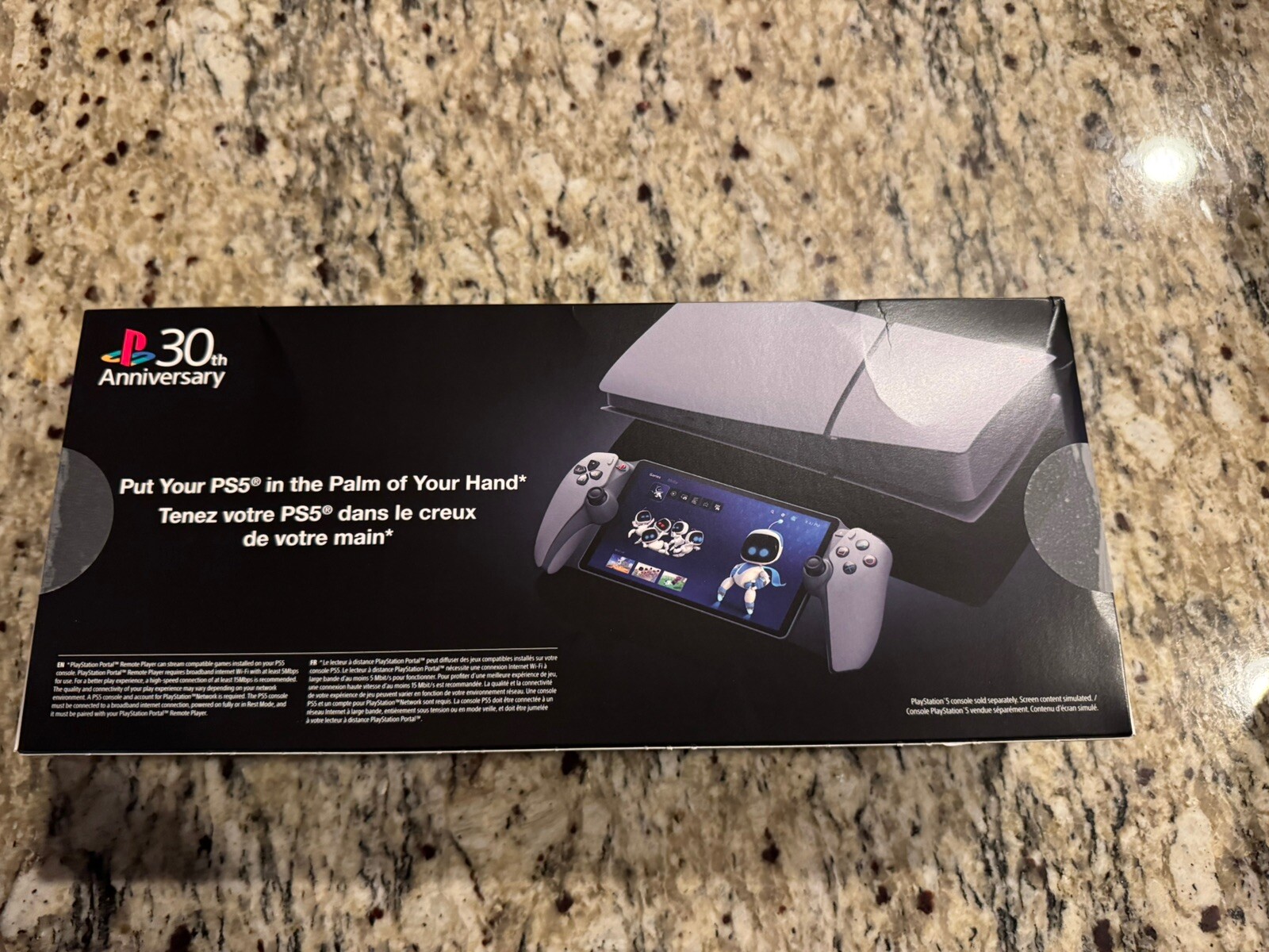 PS5 PlayStation Portal Remote Player Gray 30th Anniversary Limited Edition *New*-image