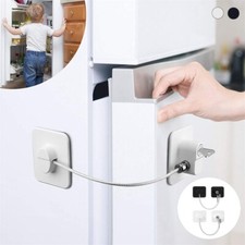 1 Set Child Safety Lock Refrigerator Lock for Fridge Cabinet Drawer 26cm Square