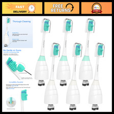 6 Pack Replacement Toothbrush Heads for Sonicare E-Series, Xtreme, Elite Advan