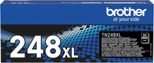 Image of BROTHER TN-248XLBK Toner Cartridge, Black, Single Pack, High Yield, Includes 1 X