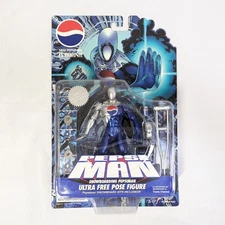 1998 PEPSI MAN Snowboarding Ultra Free Pose Figure Blue 5.9 in BANDAI NEW
