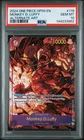 2024 One Piece OP09 EN Monkey D Luffy Alternate Art #119 PSA 10 GEM MINT