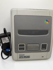 Super Nintendo SNES console FUNZIONANTE Usata originale Cavo alimentazione