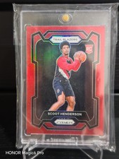 2023 Prizm Red Prizm #141 Scoot Henderson #63/299 RC Rookie 
