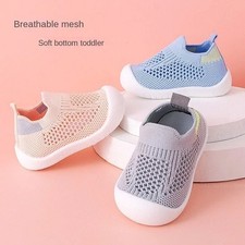 Toddler Shoes Breathable Knit Soft Lightweight Summer Sneakers Boys Girls