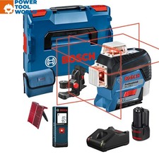 Bosch Professional GLL 3-80 C 10.8v / 12v Self Levelling Multi Line Laser Lev...