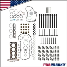 Engine Head Gasket+Rocker Arm & Valve Lifter For Chevy Equinox GMC Terrain 2.4L