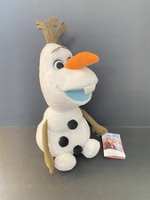 NWT Disney Store Frozen 2 Olaf Plush Doll Toy 14" Permanent Frost
